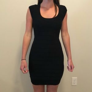 Black body on French Connection dress